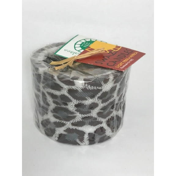 Swazi Candles, Tea Light Candle - Arctic White Leo Design, including Soya tea light