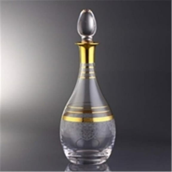 Classic Touch  Decanter with Gold Design
