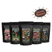 Bones Coffee Favorite Flavors Sample Pack, Flavored Coffee Bean Sampler Gift Set (Ground) GROUND