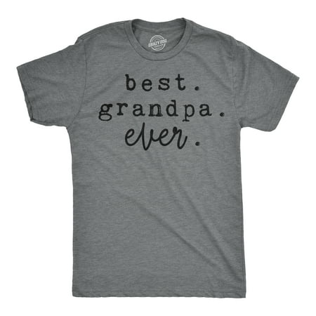 Mens Best Grandpa Ever Tshirt Cute Adorable Family Tee For (Best Dogs For Guys)