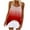 Red3, variant on Chbgutlmr Camisole Tops for Women Spaghetti Strap Square Neck Gradient Color Ruched Tank Tops Casual Summer Dailywear Tops