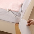 thumbnail image 6 of Bed Sheet Holder Straps – 2/4 Pack Adjustable Elastic Clips To Keep Sheets & Sofa Tight | Hidden Mattress – Easy installation Anti Fasteners, 4pc, 6 of 7