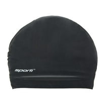 Sporti Unisex Siltex Latex-Silicone Swim Cap, Extra Lightweight, Anti-Slip Ribbing
