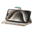 thumbnail image 2 of Funda cartera GANGXUN para iPhone 15 Plus , cuero PU con tarjetero, cremallera, correa de mano, soporte y protección 810°, 2 of 6