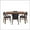 Charcoal / Walnut, variant on GDF Studio Beatrice Mid-Century Modern 5 Piece Dining Set, Charcoal and Natural Walnut