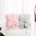 thumbnail image 2 of EeaseCA 2pcs Elastic Shower Caps Polyester Waterproof Bathing for Kitchen Bathroom, 2 of 8
