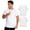 White, variant on Men’s Heavyweight 100% Cotton T-Shirt, Crew Neck Solid Basic Tee, 180 GSM Soft Durable Shirt, S–3XL, 1 / 2 / 3 / 4/5 Pack