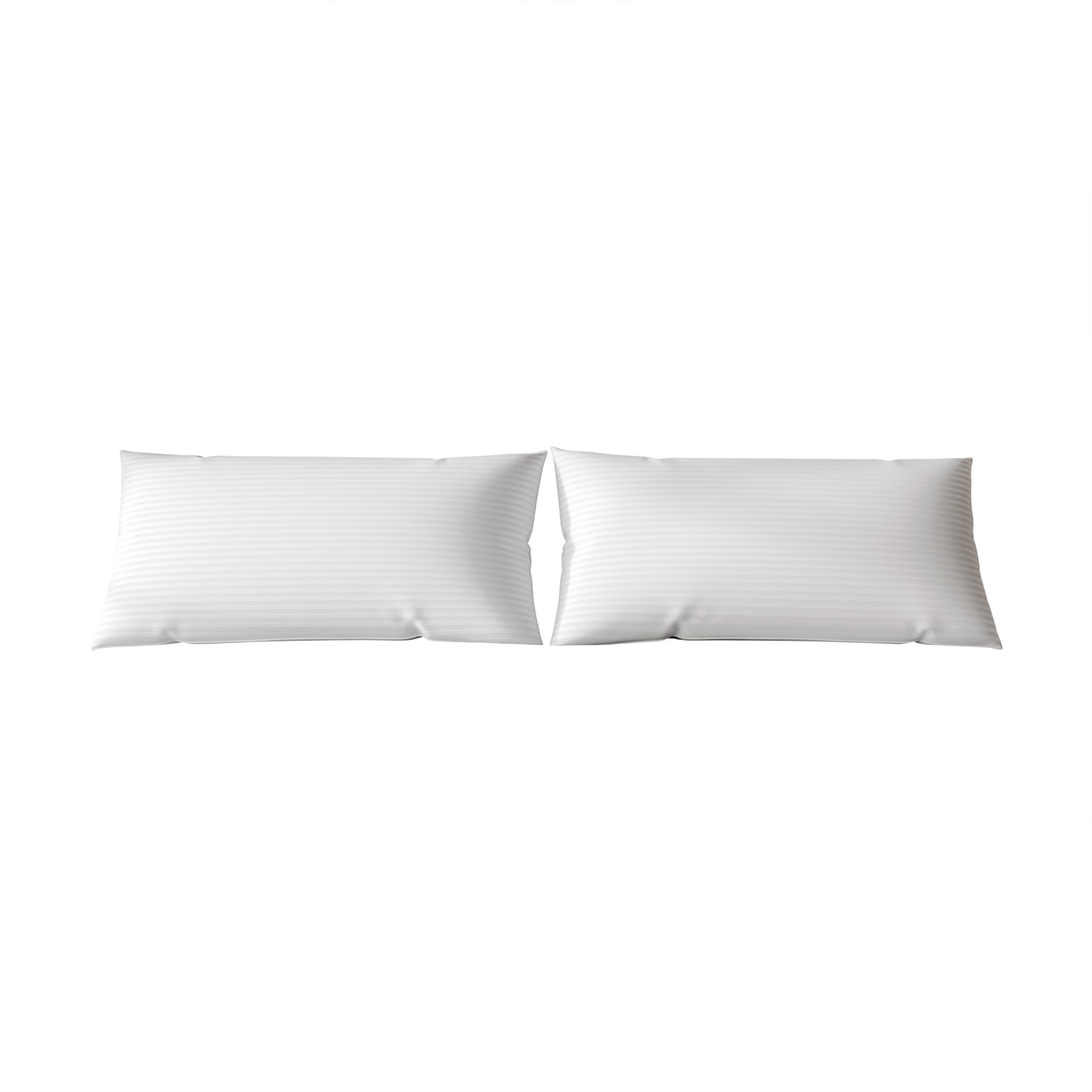 Home Design Windsor King Size Bed Pillows (Set of 2) – Down Alternative Microfiber Hotel Pillows