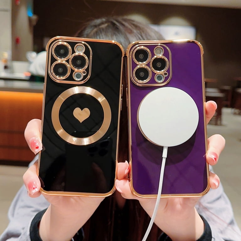 Feishell for Apple iPhone 15 Pro (6.1 inch) Cute Love Heart