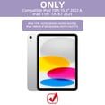 thumbnail image 2 of Funda con Teclado GOKOCO para iPad A16 11ª Generación 11 pulgadas 2025, 10ª Generación 10.9 pulgadas 2022, Funda con Teclado Inalámbrico y Soporte para Lápiz para iPad 10/11ª Generación - Lavanda, 2 of 7