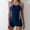 Navy, variant on Tankini Swimsuits for Women Loose Fit Floral Printed Modest Two Piece Bathing Suits