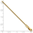 thumbnail image 2 of 1/20 14k Gold Filled 1.20mm Round Venetian Box With Lobster Clasp Chain Necklace 20 Inch Chain Necklace for Women and Me, 2 of 2