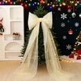 thumbnail image 4 of Wedding Bows with Long Tails Wedding Aisle Decorations Bows Satin Ribbon Background Decor for Bridal Shower Reception Ceremony 6.5 ft, 4 of 8