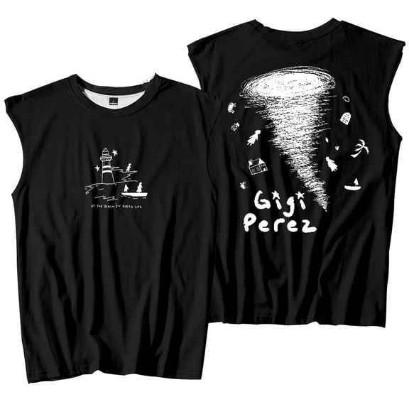 Gigi Perez Twister Tank Tops Sleeveless at The Beach in Every Life Album Sport Vest Women Men Outdoor Sportwear