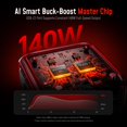 thumbnail image 3 of Cargador de coche AOHI SUPERAUTO 170W con pantalla TFT 140W PD 3.1, 3 of 9