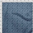 thumbnail image 4 of oneOone Cotton Flex Blue Fabric Floral Craft Projects Decor Fabric Printed By The Yard 40 Inch Wide, 4 of 4