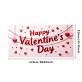 thumbnail image 3 of LUUFILx Valentine's Day Backdrop Banner Decorations Photography Props Party Supplies Heart Decor Background, 3 of 8