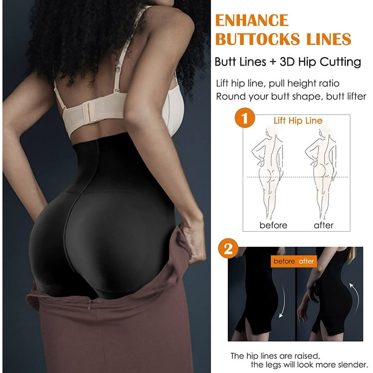Fashion Womens Big Lifter Shapewear Tummy Control S Body Shaper Padded  Panty Ock Hip Enhancer Thigh Slimmer @ Best Price Online