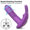 thumbnail image 3 of Wearable Dildo Panty Vibrator, XBONP App G-Spot Vibrator with 9 Vibration Modes, Adult Sex Toys for Women Couples, Purple, 3 of 7