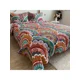 thumbnail image 2 of * Juego de colcha, funda de cama de algodón lavada, funda de almohada, colcha de verano, colcha doble Queen, Sábana individual doble, manta estampada, 2 of 5
