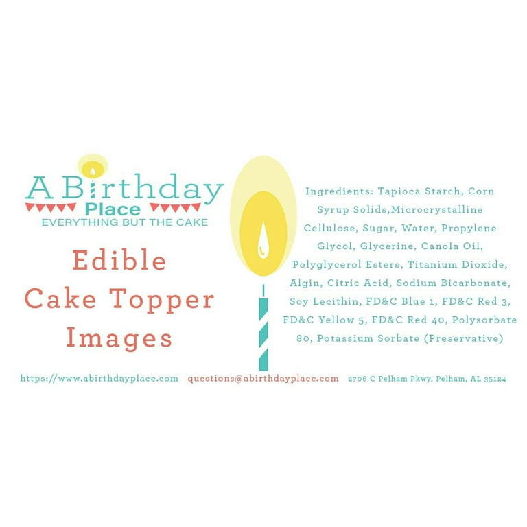 Carnival Tickets Edible Cupcake Topper Images - 24 ct Per Sheet 
