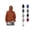 Brown, variant on Balaclava Hoodie for Boys Girls Ninja Hoodies Mask Baggy Harajuku Sweatshirt Pockets Streetwear Sportswear Set