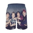 thumbnail image 3 of 5 Seconds of Summer 5Sos Mens Board Shorts Quick Dry Swim Trunk Lightweight Soft Swimsuit Bathing Suit for Boys L, 3 of 8