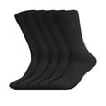 thumbnail image 2 of Beverly Hills Polo Club Mens Classic Ribbed Black Business Dress Socks Size 10-13, 2 of 5
