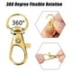 thumbnail image 3 of Ounissouiy 100 Uds. Cadena encantadora creatividad amante llaves anillo cierres encantadores adorno boda viaje accesorios para automóviles Almacenamiento y organización del hogar Ounissouiy HA074124-01, 3 of 6