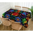 thumbnail image 2 of Thideape Fiesta Floral Pattern 60” x 84” Polyester Tablecloth, 2 of 5