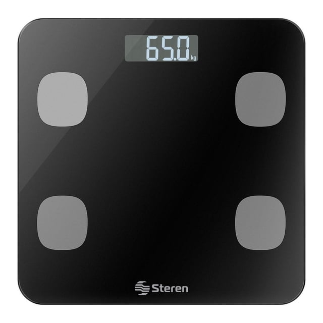 Báscula digital Bluetooth Steren hasta 180 Kg Análisis corporal