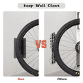 thumbnail image 2 of 1 PACK Swivel Bike Wall Mount Bike Rack Garage with Tire Tray Vertical Bike Storage Rack Bike Bike Rack Hook for Garage, 2 of 6