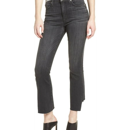 Hudson Womens Holly High Waist Flare Cropped Jeans Grey 29
