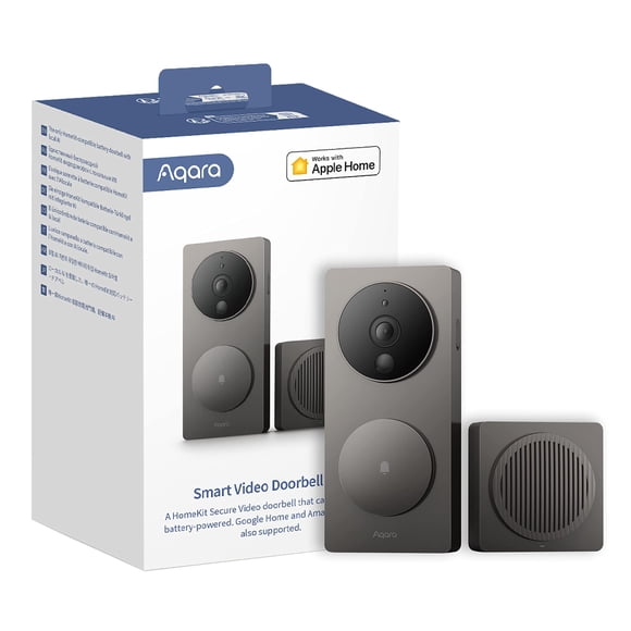 Timbre con vídeo Aqara G4 1080p FHD HomeKit Secure Gray