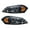 Clear lens Black Housing Clear Reflector, variant on PIT66 Headlights Chrome Housing Amber Headlight Driver Side Fit For Chevrolet Impala  06-16