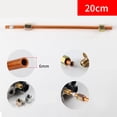 thumbnail image 2 of Household Air Compressor Part 9mm Thread Exhaust Tube Long-Lasting Performance Smooth Operation Sturdy Aluminum Material 200mm, 2 of 7