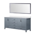 thumbnail image 4 of JERFIT 72 inch Double Sink Bathroom Vanity Set with Quartz Countertop, Soft Closing Drawers, Dark Grey Modern Bath Vanity for Spacious Storage, 4 of 8