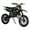 Green, variant on Tereitr Kid Dirt Bike, 49CC 2-Stroke Gas Powered Motorcycle with Off-Rode Tire, Front Rear Disc Brakes, Shock Absorption Pocket Motorbike, Up to 25 Mph, Max Load 330 LBS, Red