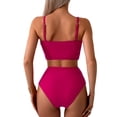 thumbnail image 3 of WILLBEST Traje de Baño Mujer Dos Piezas Traje de Baño de 2 Piezas de Cintura Alta con Lazo para Mujer, 3 of 5