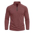 thumbnail image 4 of Sweatshirt for Men Washed Long Sleeve Shirt Hoodless Casual Pullover Top for Daily Outfits Tops, 4 of 7