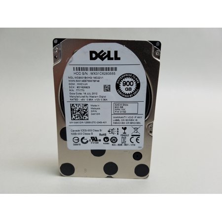 Refurbished Western Digital Dell XE WD9001BKHG 900GB 2.5" SAS 2 Enterprise Hard Drive