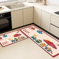 thumbnail image 5 of Kitchen Rugs Sets 3 Piece with Runner Floral Kitchen Floor Mat Carpet Farmhouse Rugs and Mats Non Skid Washable Runner Rug for Kitchen Office Sink Laundry, 5 of 12