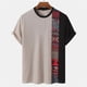 thumbnail image 1 of Camisa a rayas Vintage para hombre, camiseta informal de manga corta, jersey de estilo Simple, sudadera de gran tamaño, Tops sueltos, Verano, 1 of 4