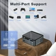 thumbnail image 4 of TOPTRO Projecteur WiFi Bluetooth 5G avec Étui de Transport, Amélioré 8500 Lumens Native 1080P, 4 of 4
