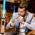 thumbnail image 6 of Windproof Torch Lighter, Cool Lighters for Men with Straight Flame for Outdoor Camping, BBQ, Cigar & Emergency Use - Refillable Butane Jet Lighter, 6 of 6