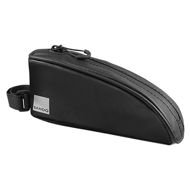 Bike Bicicleta Bolsa De Tubo Superior Contenedor De Marco Negro 0.3L Bolsa De Almacenamiento 600D Poliéster Paquete De Tubo Superior Bolsillo De Transporte Para Ciclismo Viajes Al Aire Moyic OD003899-00