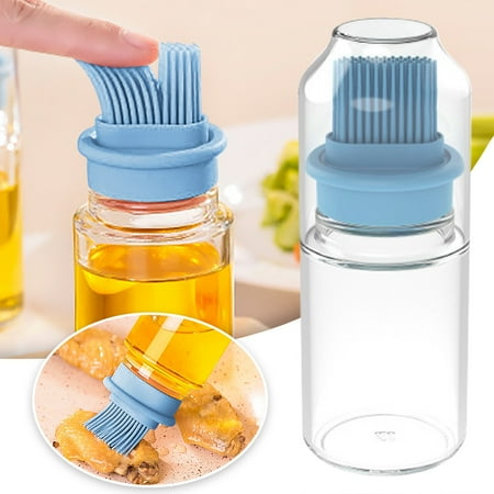 

ERTUTUYI Brush Oil Bottle Silicone Oil Bottle Household Cover And Brush Integrated