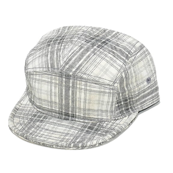 SAWOBUUN Trendy Plaid Baseball Cap Washed Vintage Cotton Adjustable Unstructured Sun Hats for Men Women