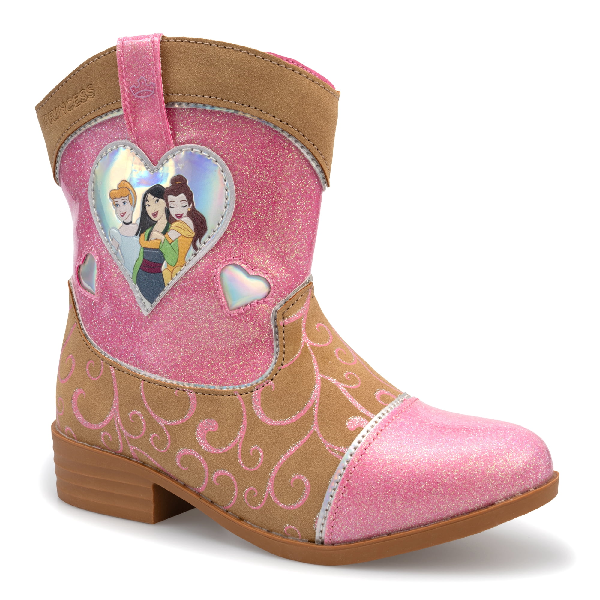 Disney Princess Toddler Girls License Cowboy Boot