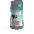 thumbnail image 2 of Thermos 10 oz. Vacuum Insulated Stainless Steel Straw Bottle - Elephant, 2 of 6